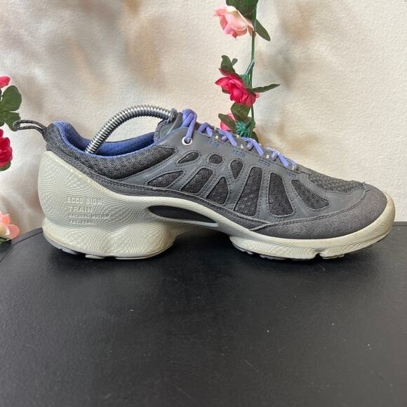 ECCO Biom Fuel Train Men’s Trail Hiking Shoes Gray Leather Mesh Size 6 / 6.5 ? main image 10